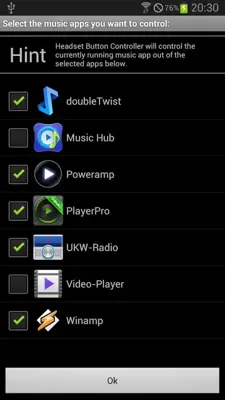 Headset Button Controller Trial android App screenshot 1